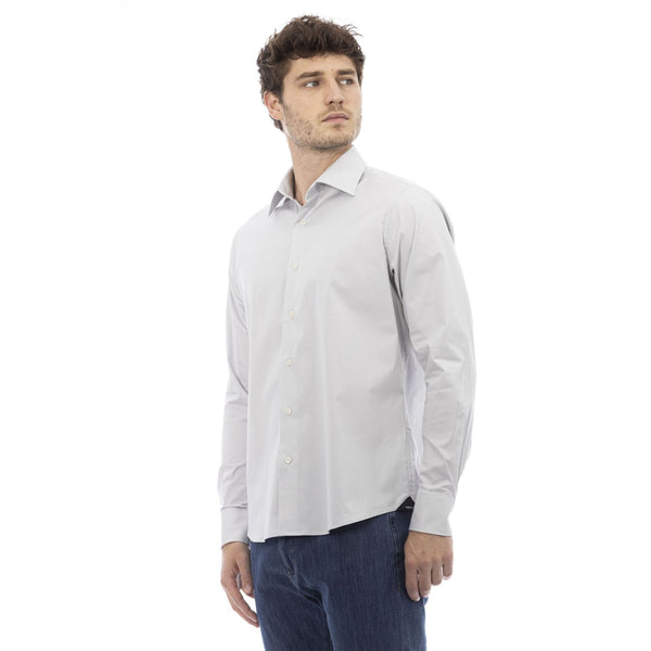 Baldinini Trend TANGO 702 Camicia Uomo Made in Italy Grigio