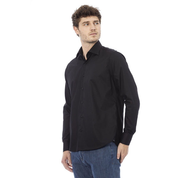 Baldinini Trend TANGO 114 Camicia Uomo Made in Italy Nero