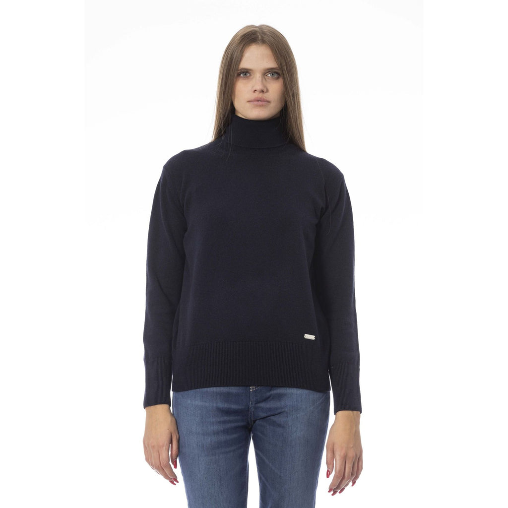 Baldinini Trend MATERA AD8801GE Maglia Maglione Donna Blu Navy - BeFashion.it