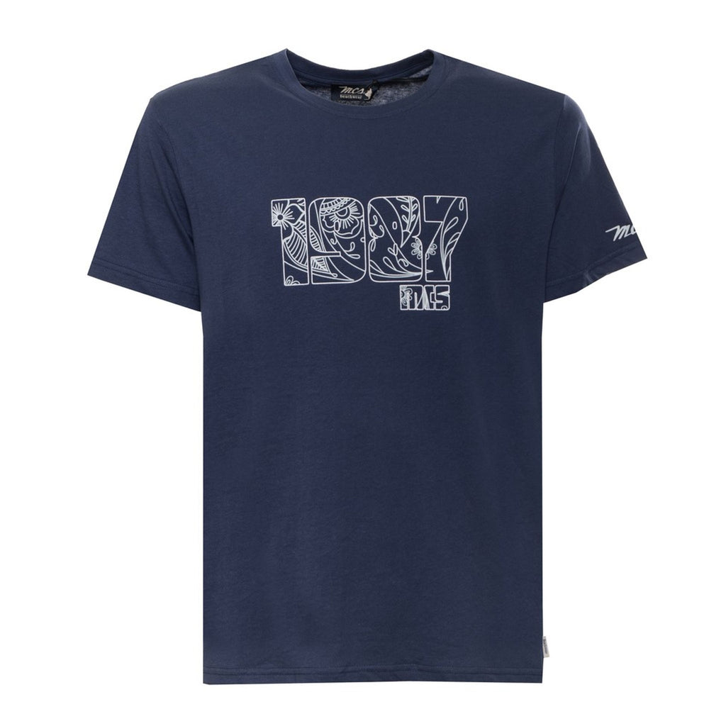 MCS 10BTS004 T-shirt Maglietta Uomo Blu Navy - BeFashion.it