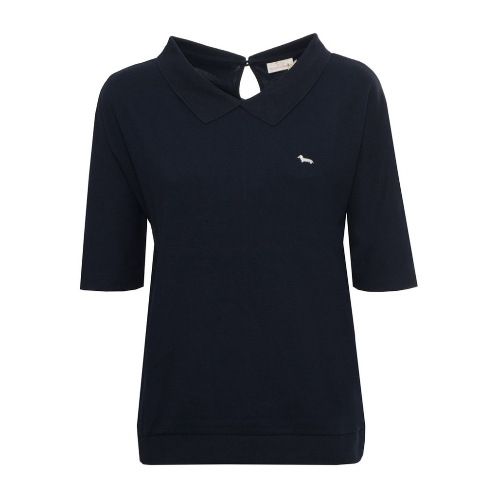 Harmont & Blaine L0CD21-020469 Polo Donna Made in Italy Blu Navy