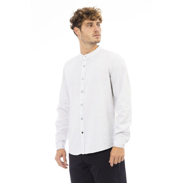 Baldinini Trend LIVORNO SLE2CM0436U Camicia Uomo Made in Italy Bianco