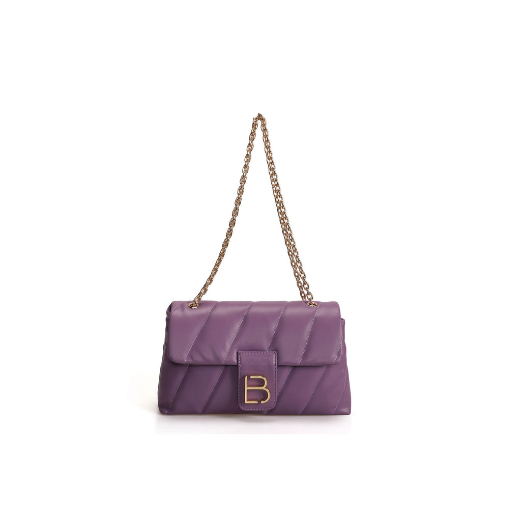 Lucky Bees 671LKB1498 Borsa a Spalla Donna Viola