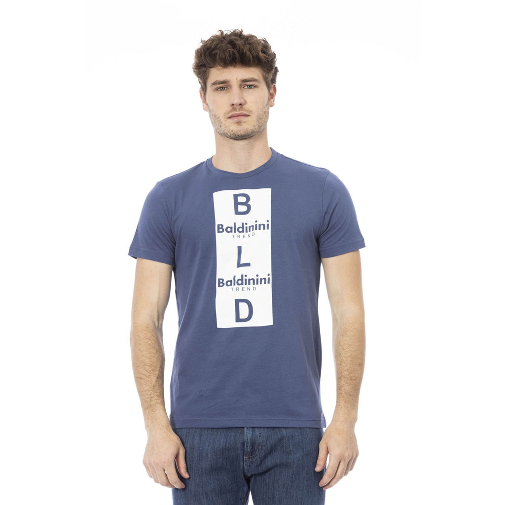 Baldinini Trend COMO TSU538 T-shirt Maglietta Uomo Azzurro - BeFashion.it