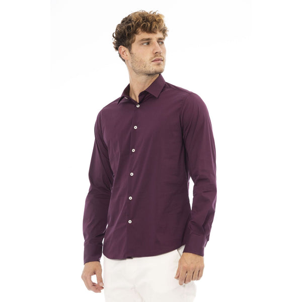 Baldinini Trend MELODY SP 933 Camicia Uomo Made in Italy Bordeuax