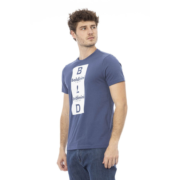 Baldinini Trend COMO TSU538 T-shirt Maglietta Uomo Azzurro - BeFashion.it