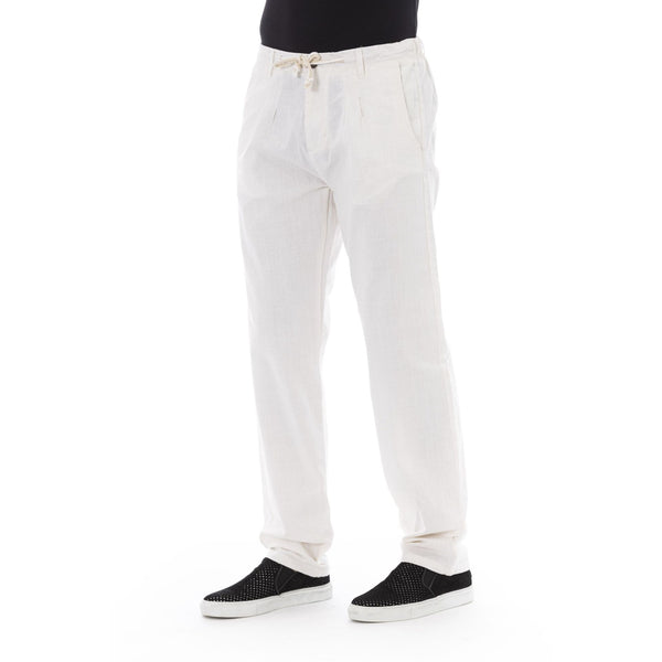 Baldinini Trend LIVORNO SLE3PT000633U Pantaloni Uomo Bianco