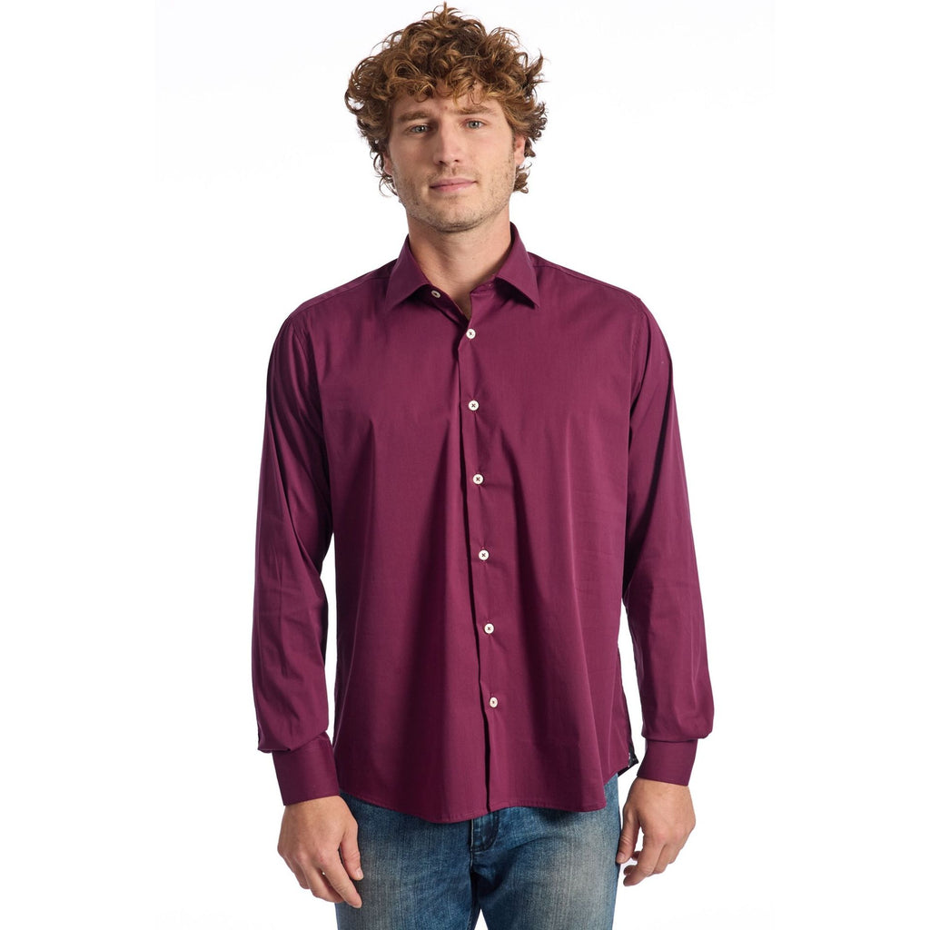 Baldinini Trend MELODY IT 933 Camicia Uomo Made in Italy Bordeaux