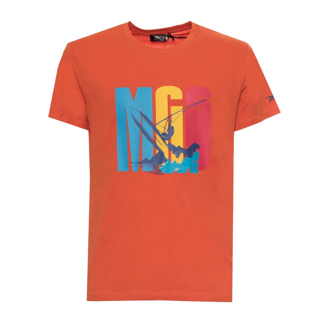 MCS 10BTS003 T-shirt Maglietta Uomo Arancione - BeFashion.it