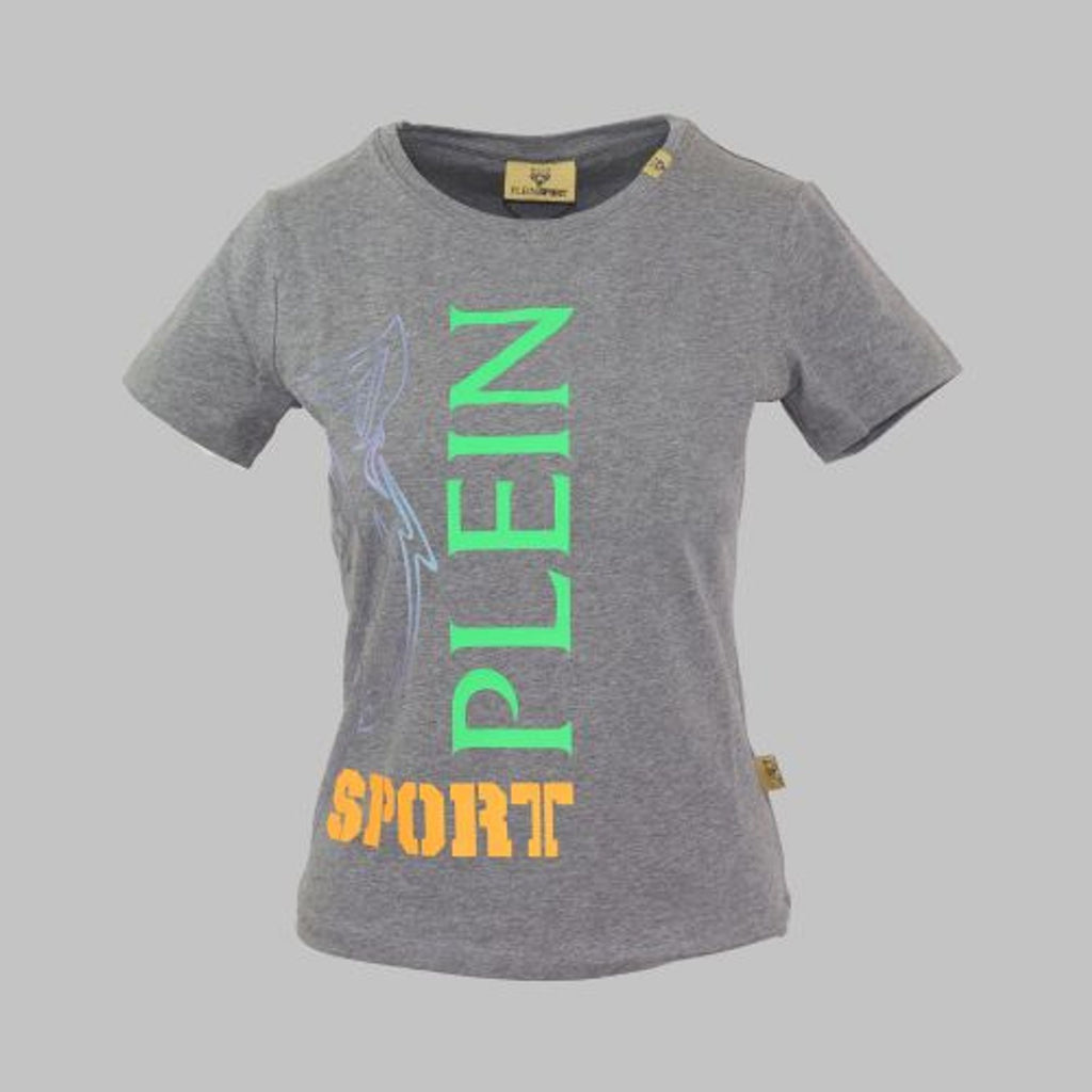 Plein Sport DTPS3010 T-shirt Maglietta Donna Grigio - BeFashion.it