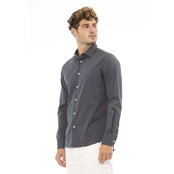 Baldinini Trend MELODY SP 131 Camicia Uomo Made in Italy Grigio