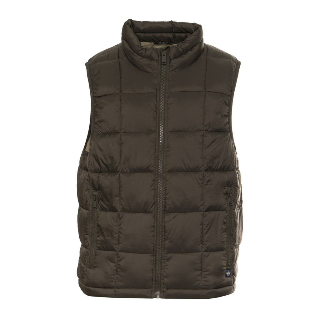 Dockers A40950016 Giacca Giubbotto Smanicato Gilet Trapuntato Uomo Verde