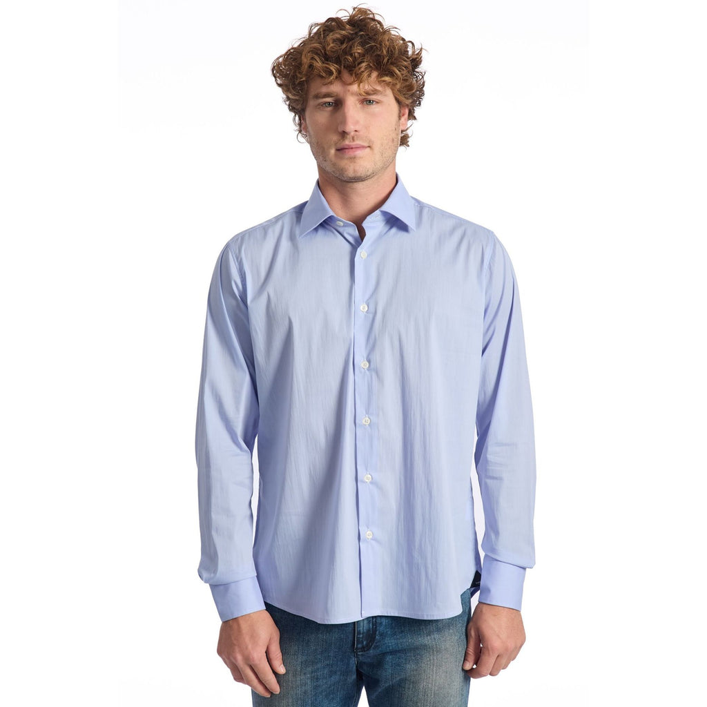 Baldinini Trend MELODY IT 1029 Camicia Uomo Made in Italy Azzurro