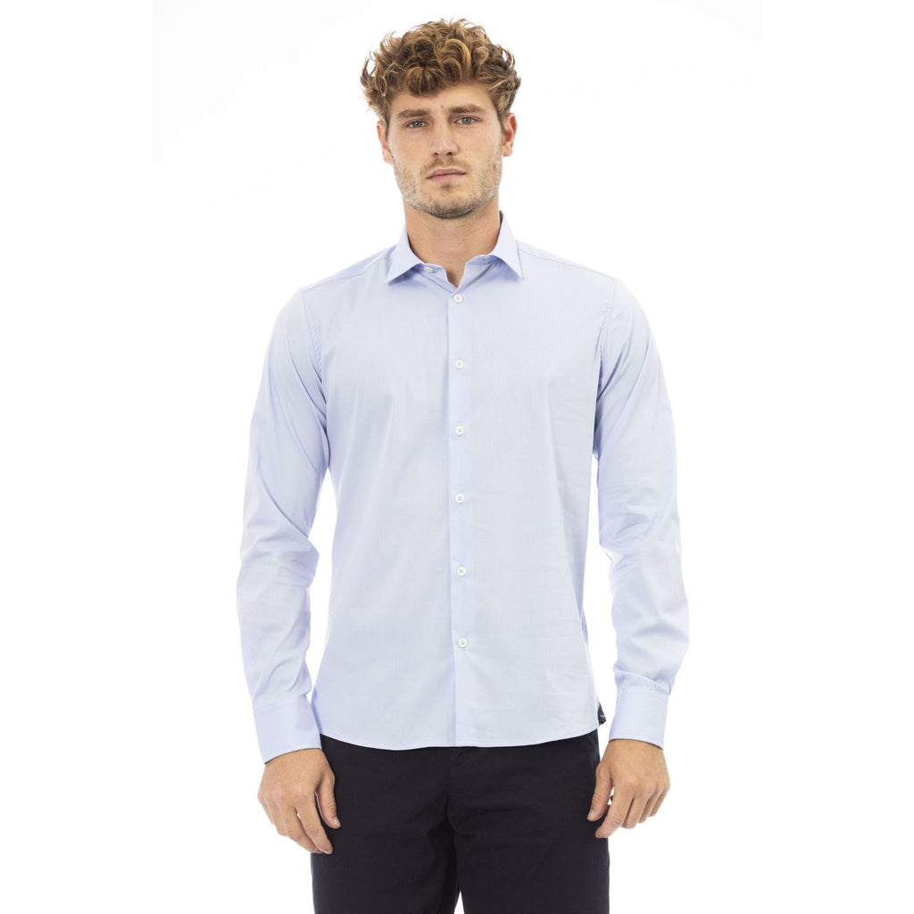 Baldinini Trend MELODY SP 1029 Camicia Uomo Made in Italy Celeste