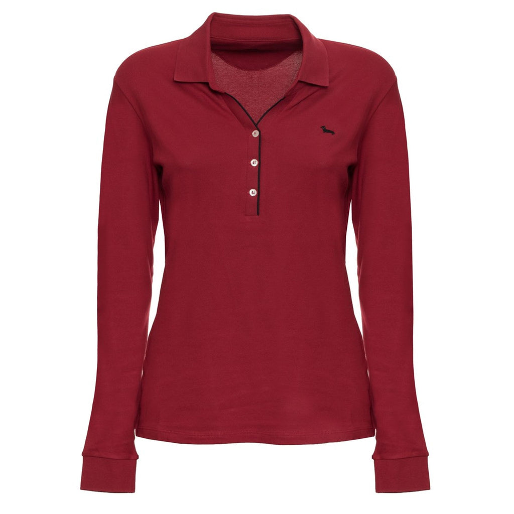 Harmont & Blaine L0CD09-020469 Polo Donna Made in Italy Rosso