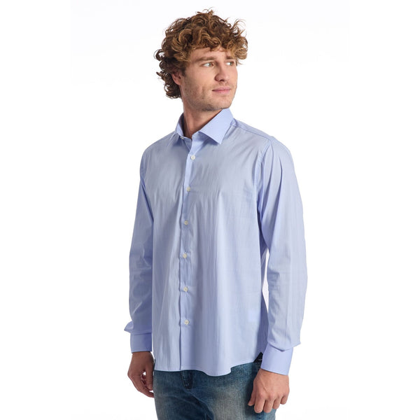 Baldinini Trend MELODY IT 1029 Camicia Uomo Made in Italy Azzurro