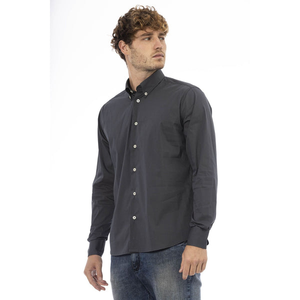 Baldinini Trend MELODY BD 131 Camicia Uomo Made in Italy Grigio