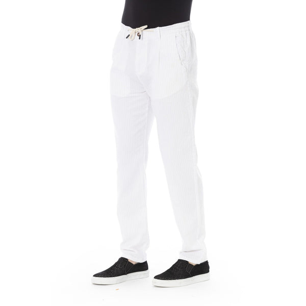 Baldinini Trend LIVORNO SLE3PT002080U Pantaloni Uomo Bianco