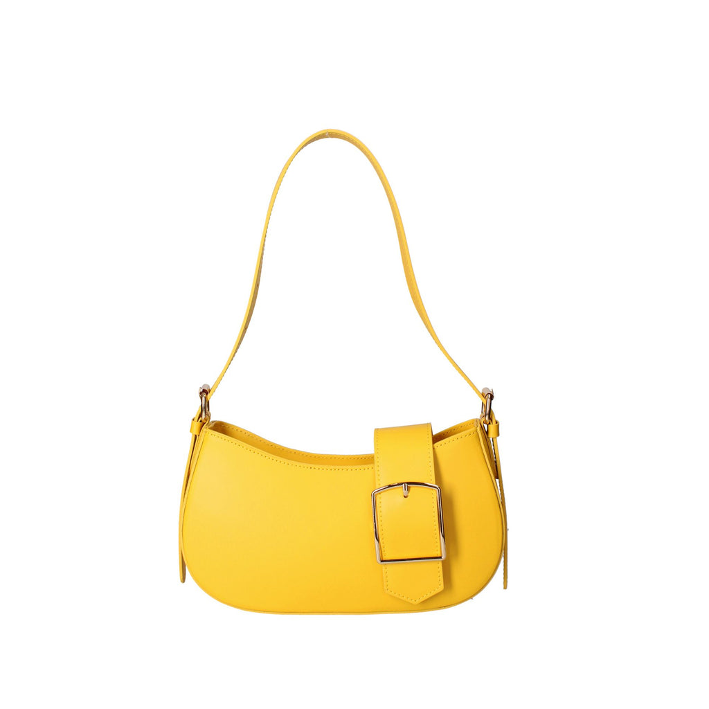 Roberta Rossi RR220721323FBG Borsa a Spalla Pelle Donna Giallo