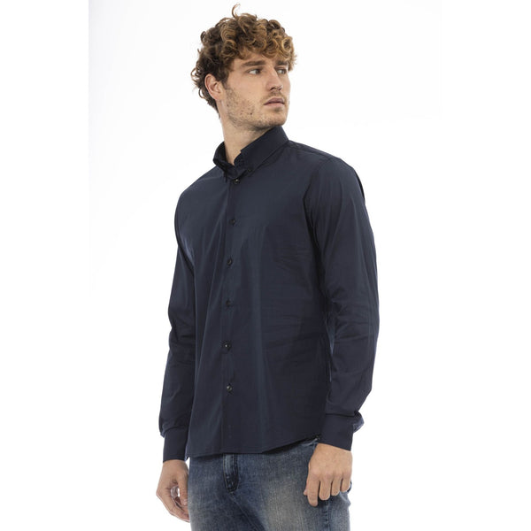 Baldinini Trend MELODY BD 906 Camicia Uomo Made in Italy Blu Navy