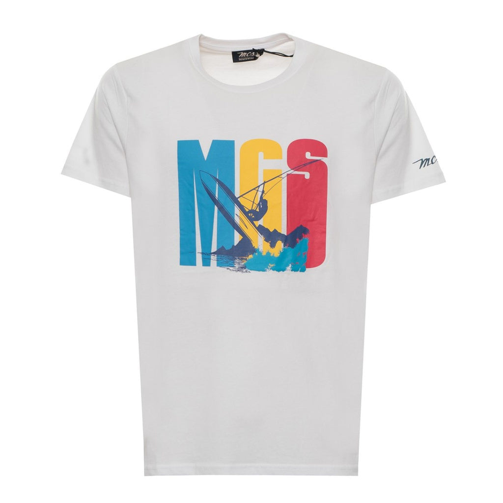 MCS 10BTS003 T-shirt Maglietta Uomo Bianco - BeFashion.it