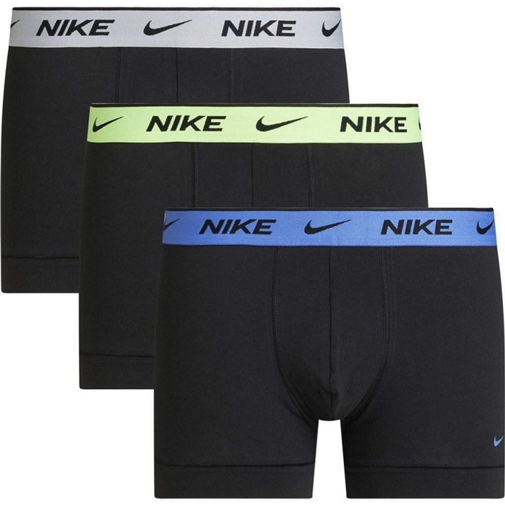 Nike 0000KE1008 Boxer Intimo Uomo Tripack 3 Pezzi Nero Multicolor