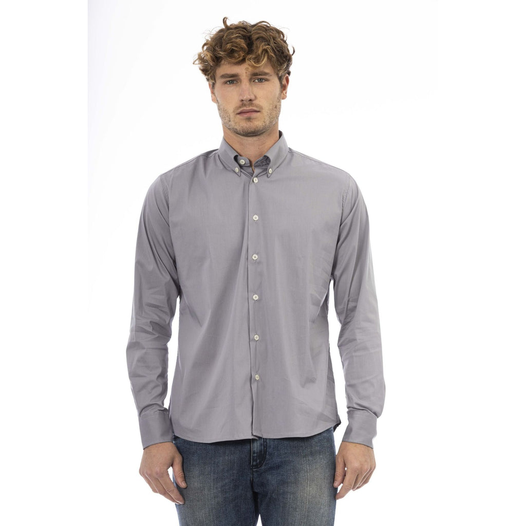 Baldinini Trend MELODY BD 678 Camicia Uomo Made in Italy Grigio