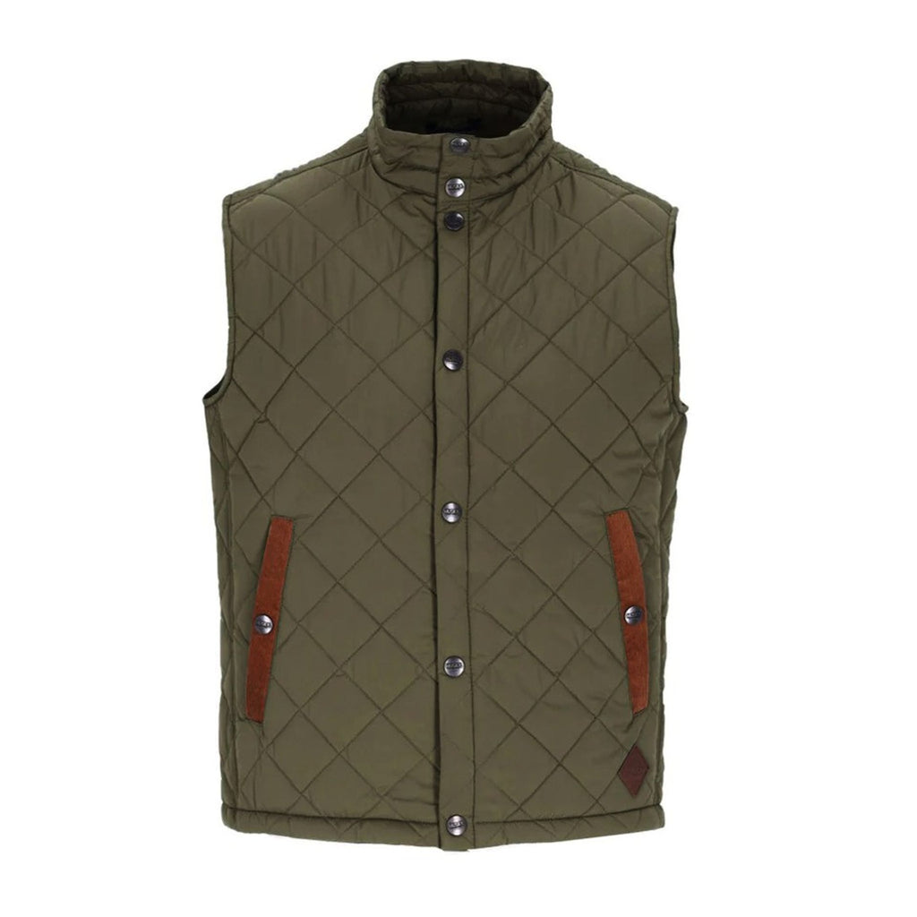 Husky PHILIP HS22BAUPU52PL102 Giacca Giubbotto Smanicato Gilet Trapuntato Uomo Verde - BeFashion.it