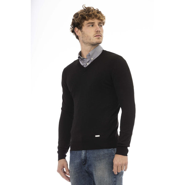 Baldinini Trend POLICORO AU7807AE Maglia Maglione Uomo Nero - BeFashion.it