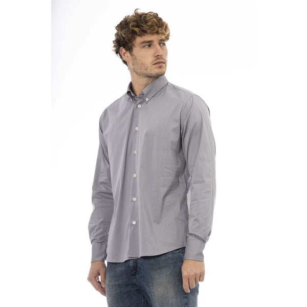 Baldinini Trend MELODY BD 678 Camicia Uomo Made in Italy Grigio