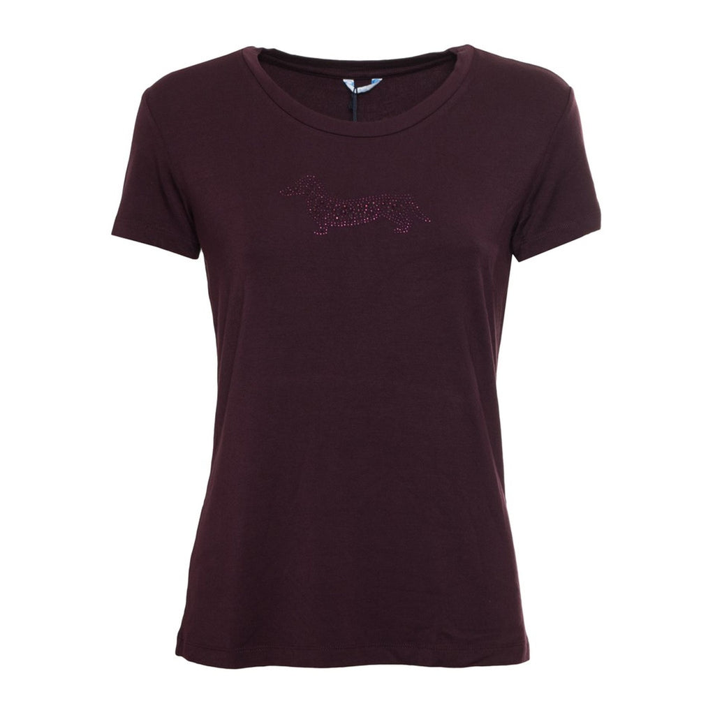 Harmont & Blaine I0ID02-O21212 T-shirt Maglietta Donna Bordeaux