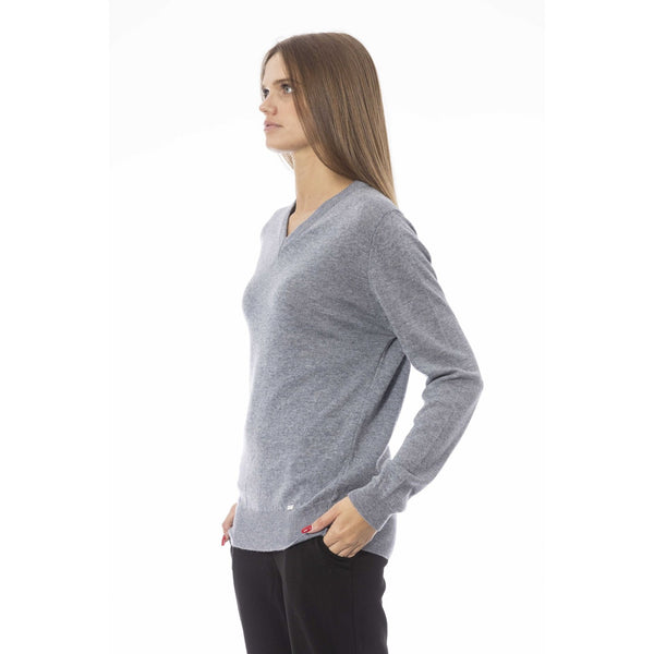 Baldinini Trend VOLTERRA 221141 Maglia Maglione Donna Made in Italy Grigio