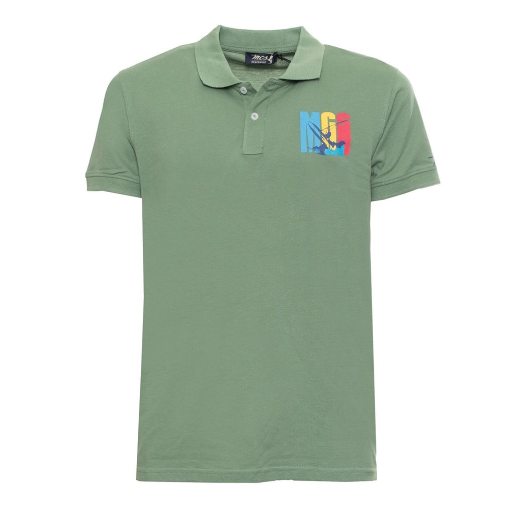 MCS 10BPS003 Polo Uomo Verde - BeFashion.it