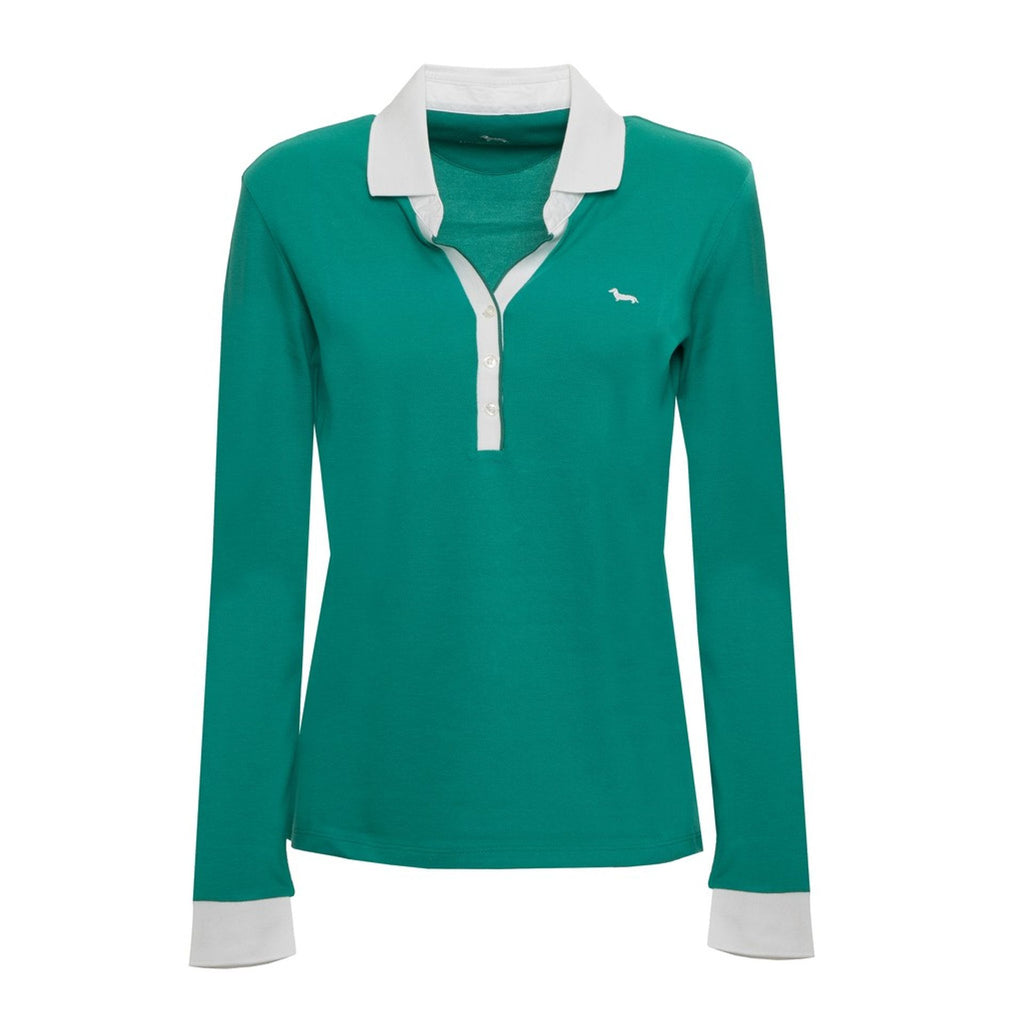 Harmont & Blaine L0AD04-020670 Polo Donna Made in Italy Verde