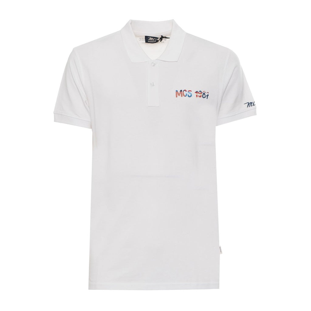 MCS 10BPS002 Polo Uomo Bianco - BeFashion.it