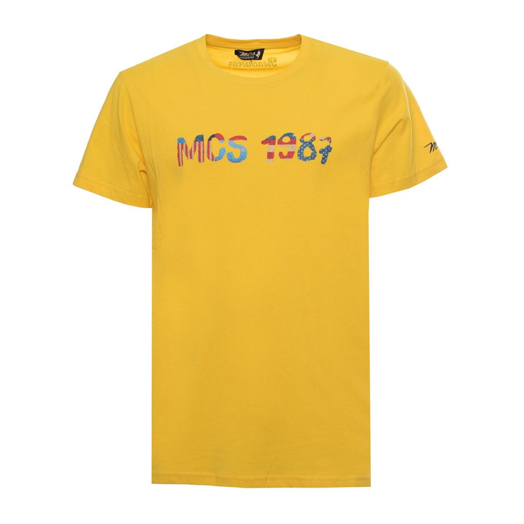 MCS 10BTS002 T-shirt Maglietta Uomo Giallo - BeFashion.it