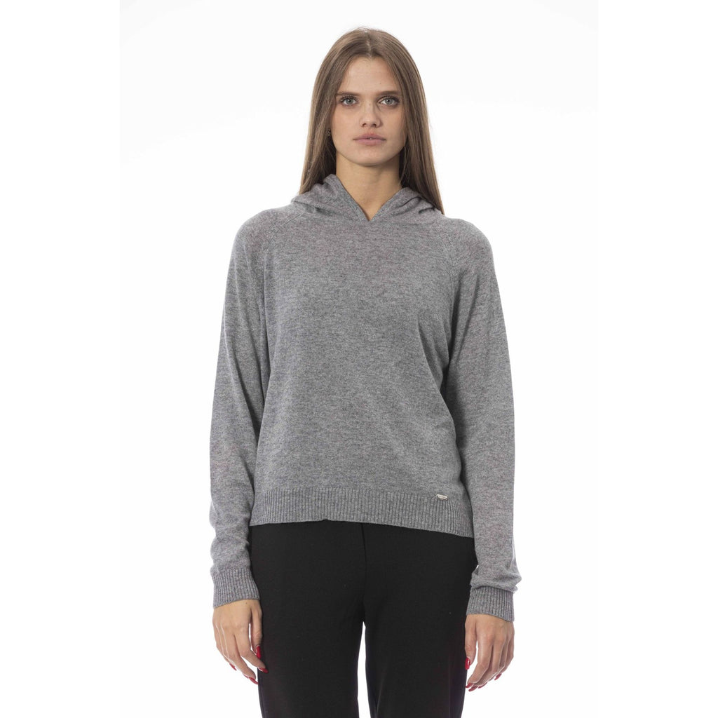 Baldinini Trend VOLTERRA 221154 Maglia Maglione Donna Made in Italy Grigio