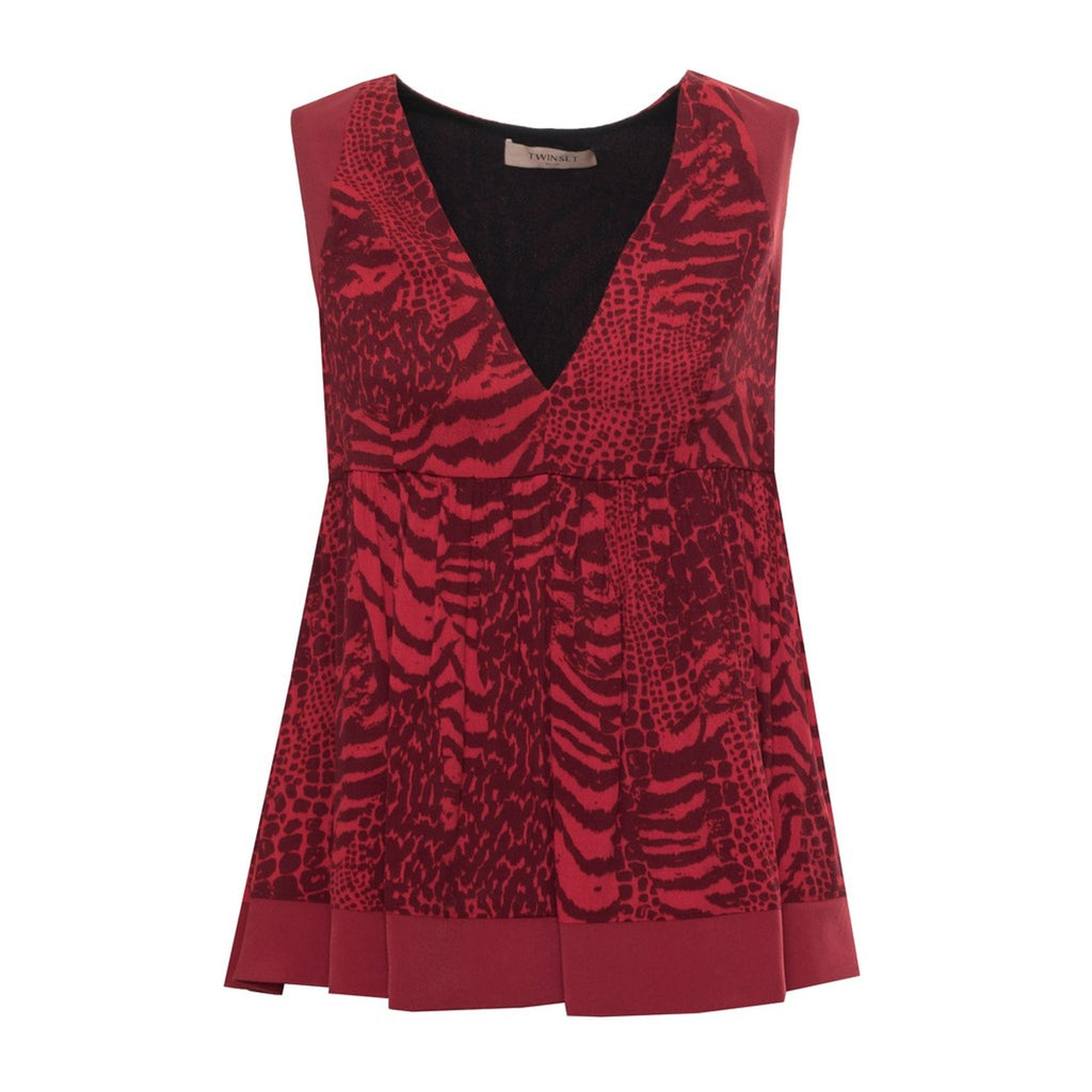 Twinset 212TP2413 T-shirt Maglietta Donna Rosso