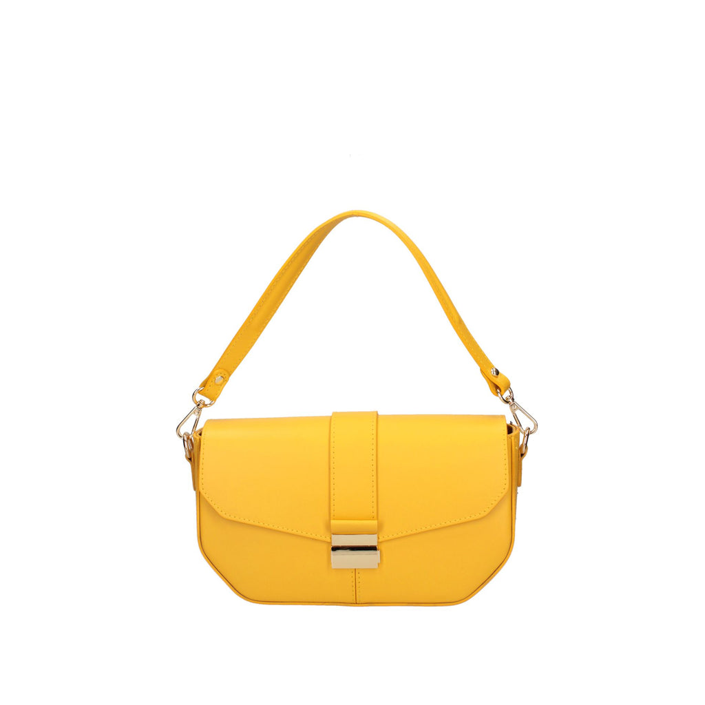 Roberta Rossi RR220722923FBG Borsa a Spalla Pelle Donna Giallo