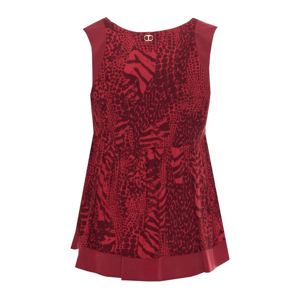 Twinset 212TP2413 T-shirt Maglietta Donna Rosso