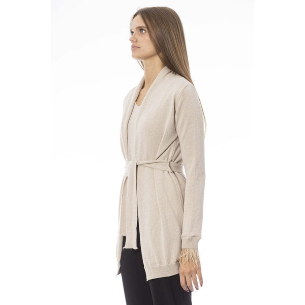 Baldinini Trend VOLTERRA NW1183LXP Maglia Donna Made in Italy Beige