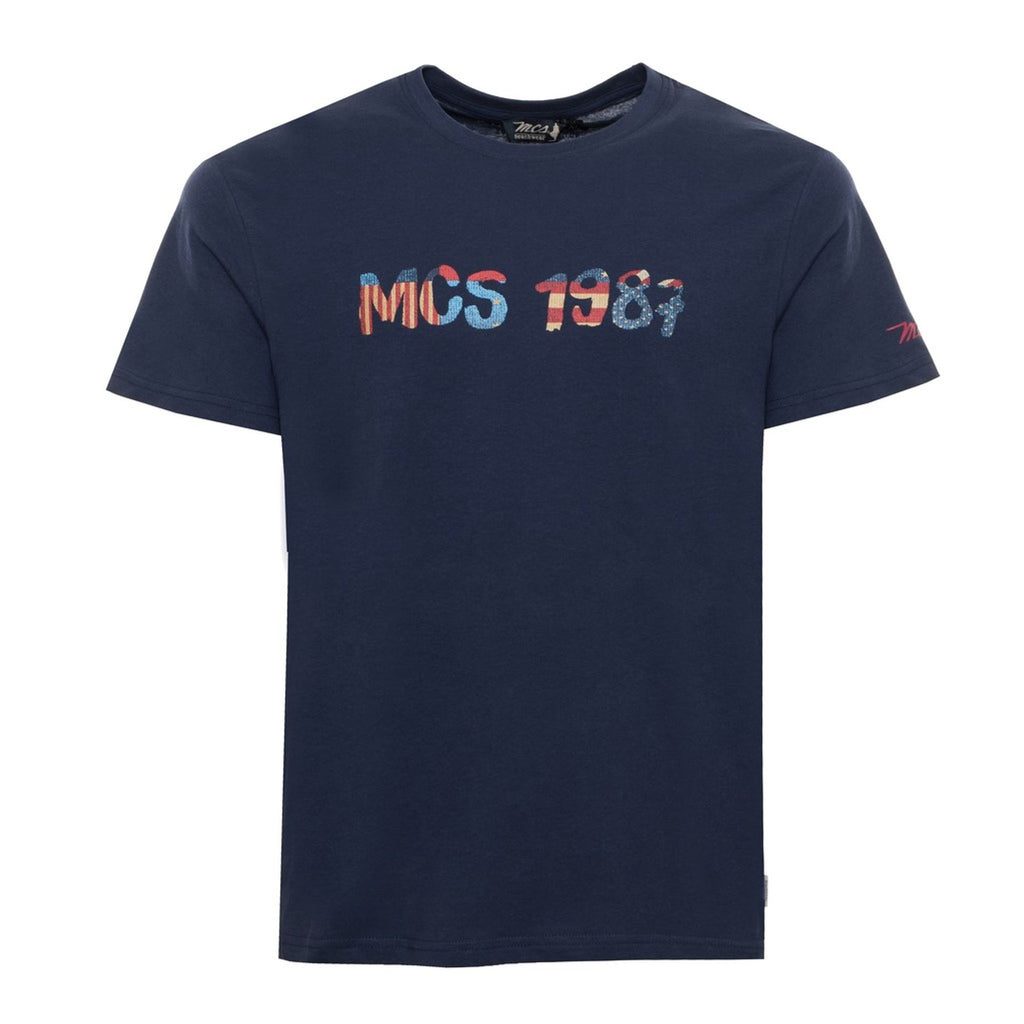 MCS 10BTS002 T-shirt Maglietta Uomo Blu Navy - BeFashion.it