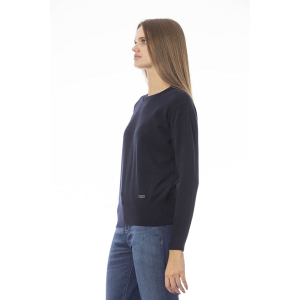 Baldinini Trend MATERA AD8800CE Maglia Maglione Donna Blu Navy