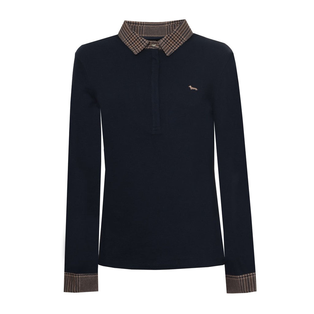 Harmont & Blaine L0CD75-0204694 Polo Donna Made in Italy Blu Navy