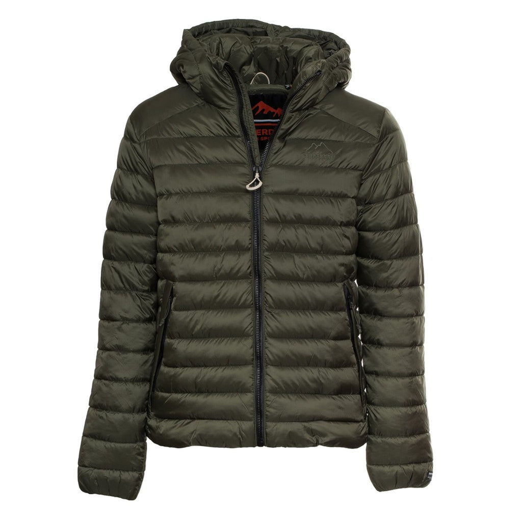 Superdry M5011821A Giacca Giubbotto Piumino Uomo Verde - BeFashion.it