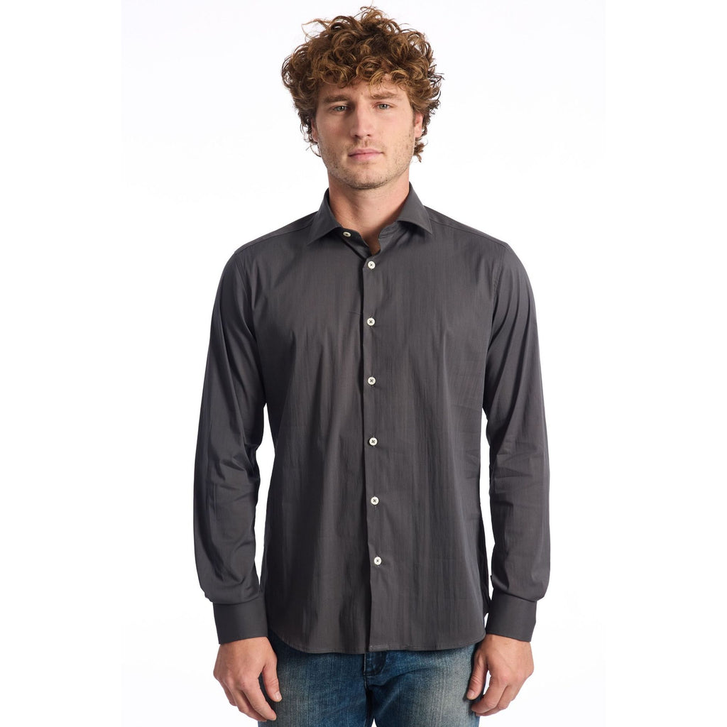 Baldinini Trend MELODY 131 Camicia Uomo Made in Italy Grigio