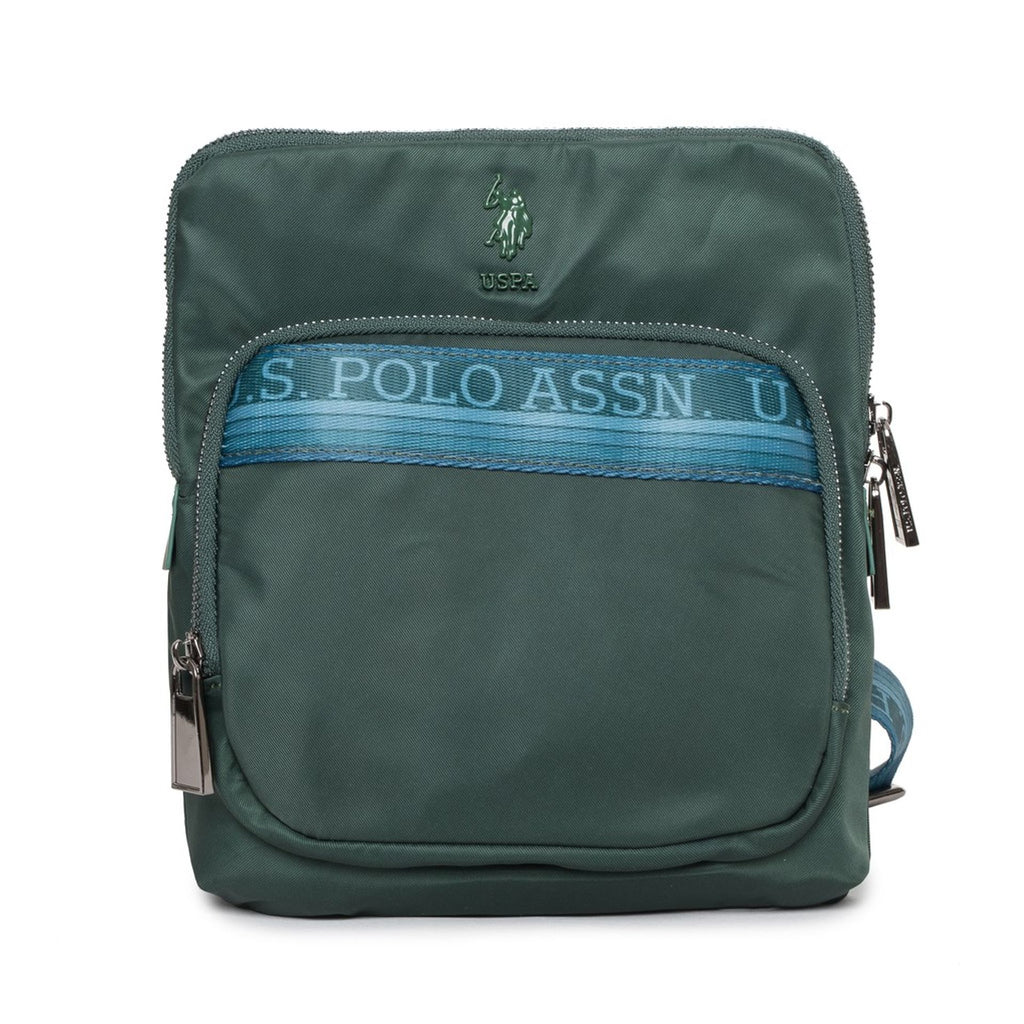 U.S. Polo Assn. BIUPJ6146MIP700 Borsa a Tracolla Uomo Verde