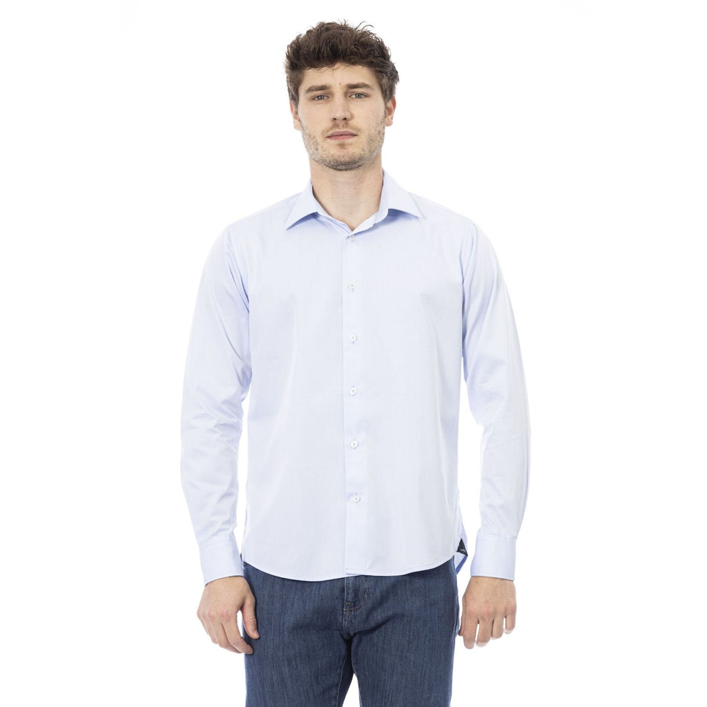 Baldinini Trend REGAL 155 Camicia Uomo Made in Italy Celeste