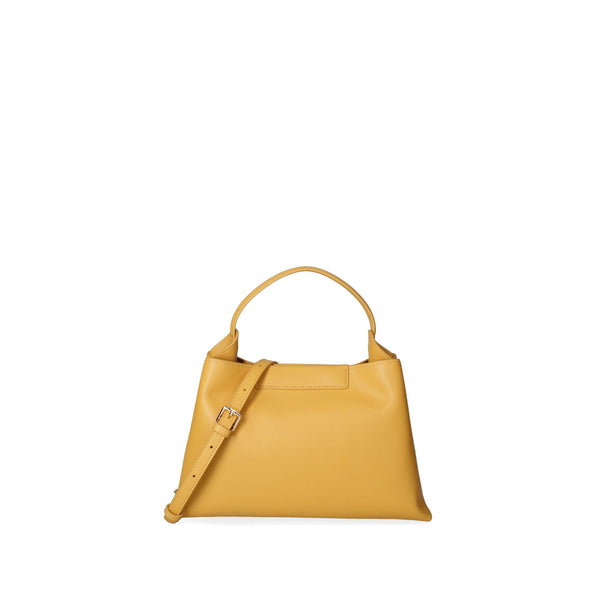 Viola Castellani VC220722723FBG Borsa a Mano Pelle Donna Giallo