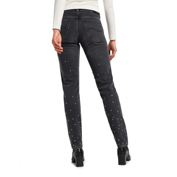 Lee 112355280 Jeans Donna Nero